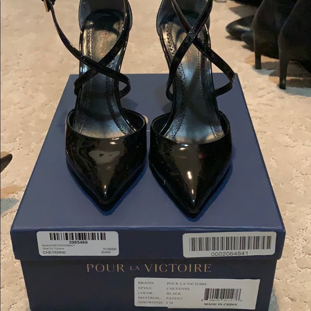 Pour la victoire Cheyenne black patent